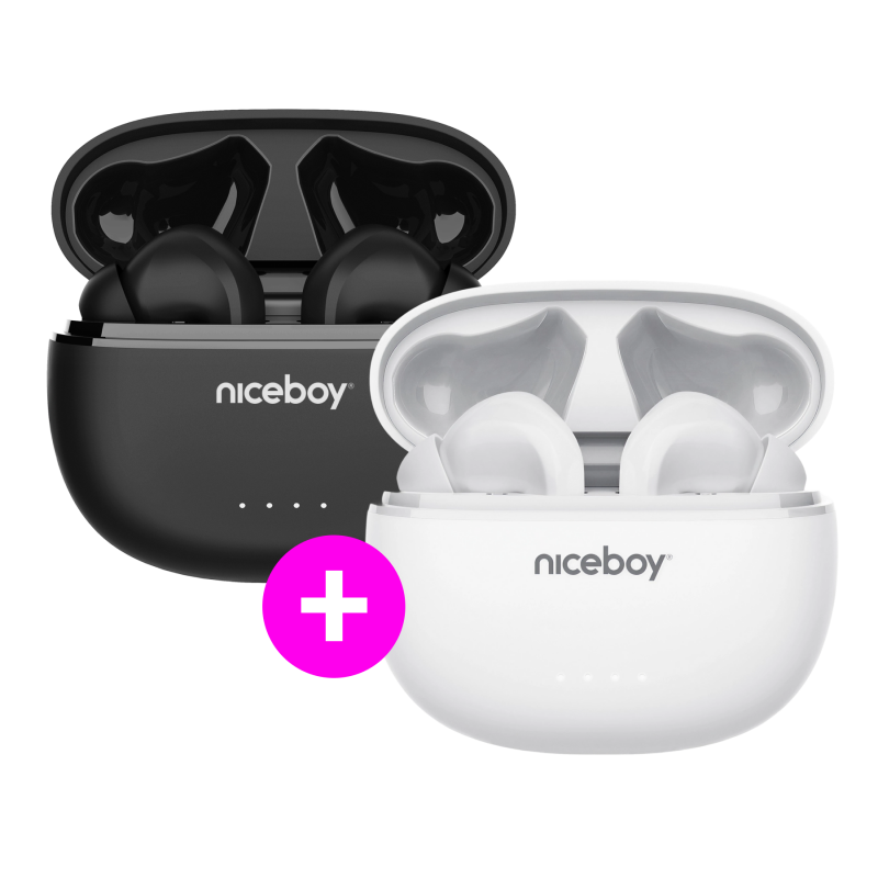 Akční set 2× HIVE Pins 3 ANC Black + White