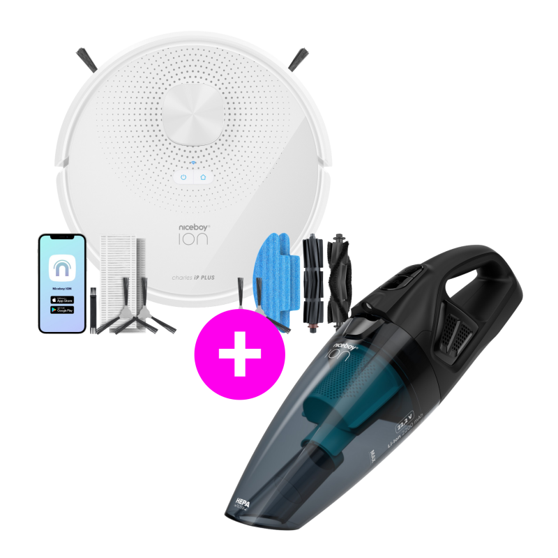 Akční set Charles i9 Plus white + Hurricane R3