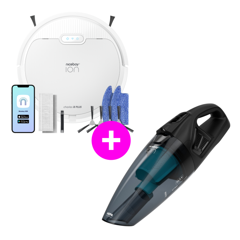 Akční set Charles i3 Plus white + Hurricane R3